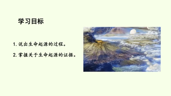 7.3.1地球上生命的起源-八年级生物人教版下学期同步精品课件(共23张PPT)