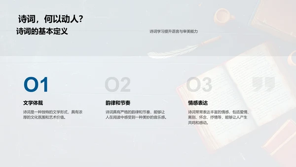 诗词学习与创作PPT模板