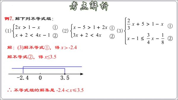 第九章 不等式与不等式组 章节复习【2024春人教七下数学精品课件含动画】