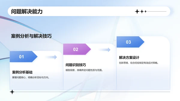 蓝色新拟态行业通用的个人述职报告PPT模板