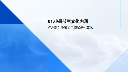 小暑节气内容创新PPT模板