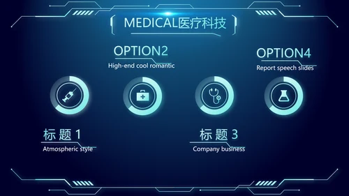 医院医疗科技信息化管理工作总结报告计划动态PPT模板