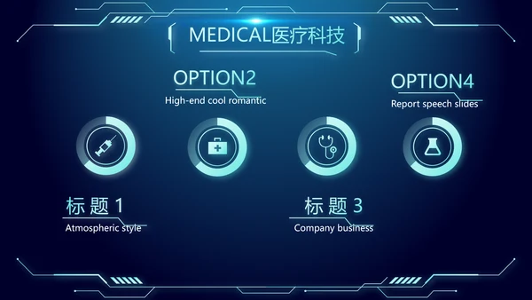 医院医疗科技信息化管理工作总结报告计划动态PPT模板