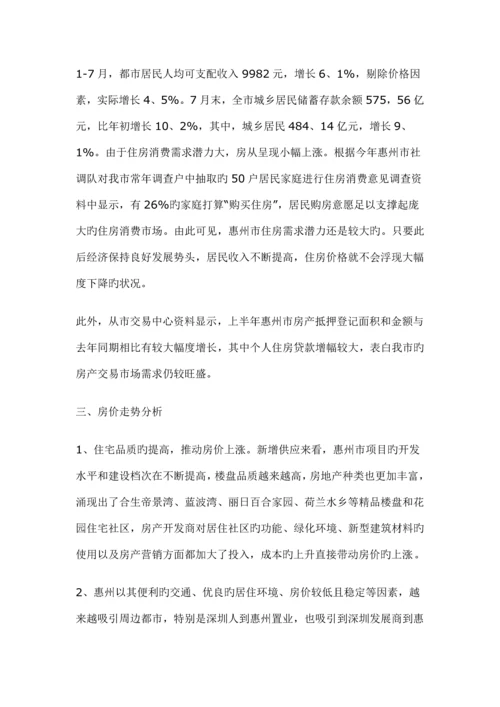 年上半年地房地产市场调研综合报告.docx