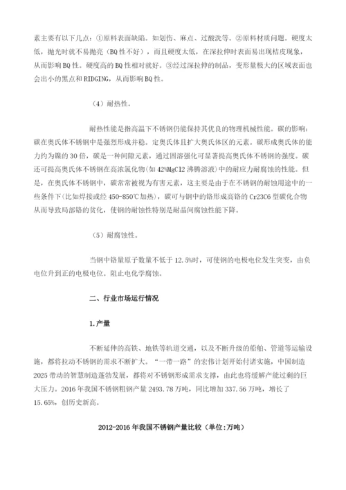 中国不锈钢行业供需现状：产量持续增长下游需求不断扩大.docx