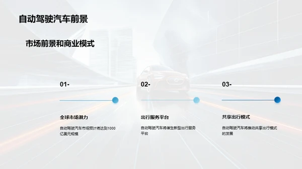 科技风交通汽车教学课件PPT模板