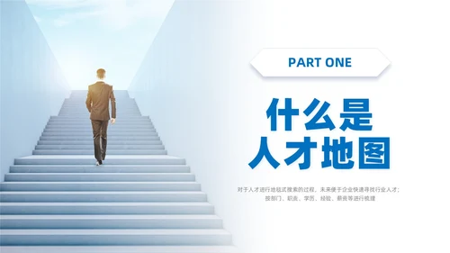 实拍风简约人才画像PPT课件管理