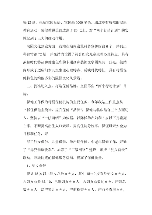 20xx妇幼保健年终工作总结