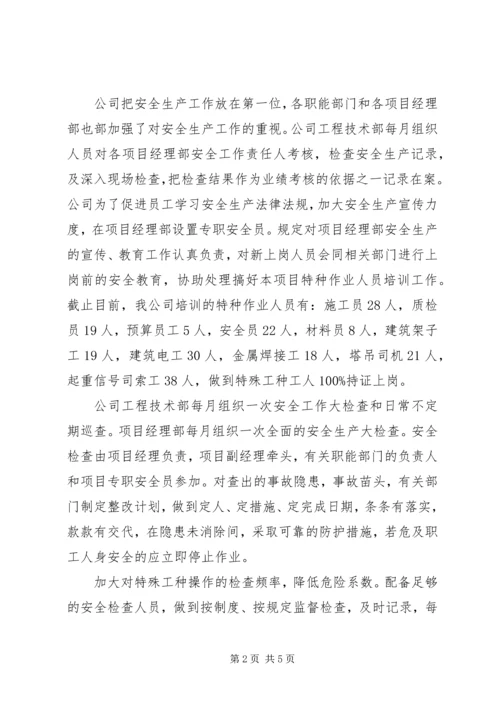 安全生产自我评价报告 (5).docx