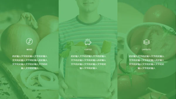 绿色食品健康新选择产品介绍通用PPT模板