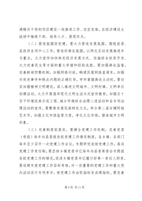 县委书记党建工作会议发言稿.docx