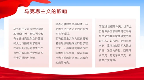 简约大气马克思诞辰纪念日纪念马克思诞辰205周年主题PPT