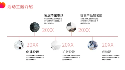 构建奢华时尚生活春季暖场活动通用PPT模板