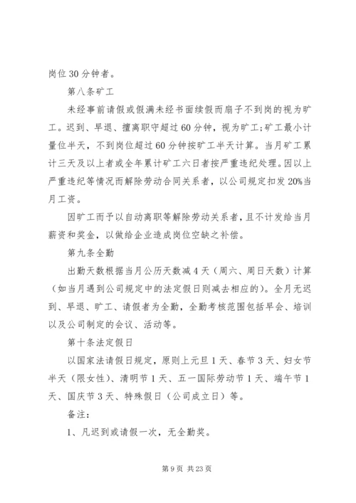 公司日常管理规定范文.docx