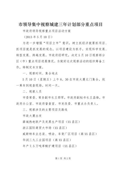 市领导集中视察城建三年计划部分重点项目 (3).docx