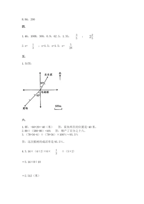 冀教版小升初数学模拟试题附完整答案【名校卷】.docx