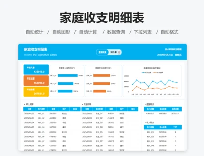家庭收支明细表
