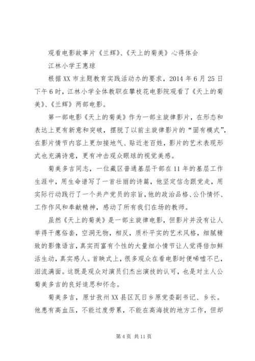 第一篇：学习兰辉先进事迹思想汇报.docx