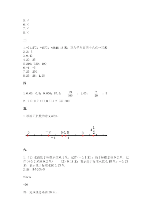 辽宁省【小升初】2023年小升初数学试卷【预热题】.docx