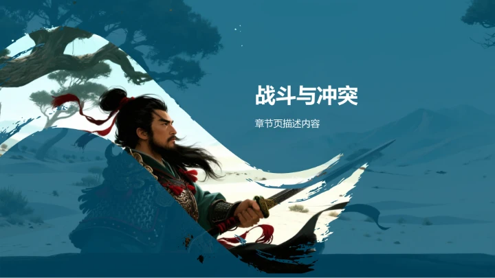 水浒传人物情节介绍PPT模板