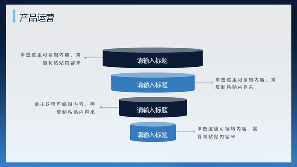 商务蓝色渐变创新创业PPT模板