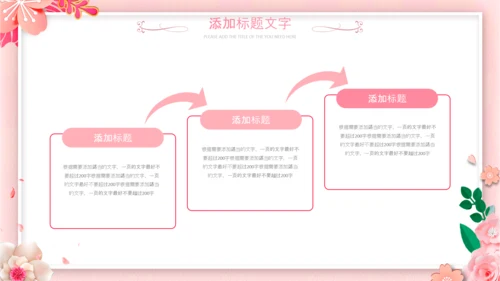 唯美女性三八节花朵妇联妇女节女王节女神节关爱女性PPT