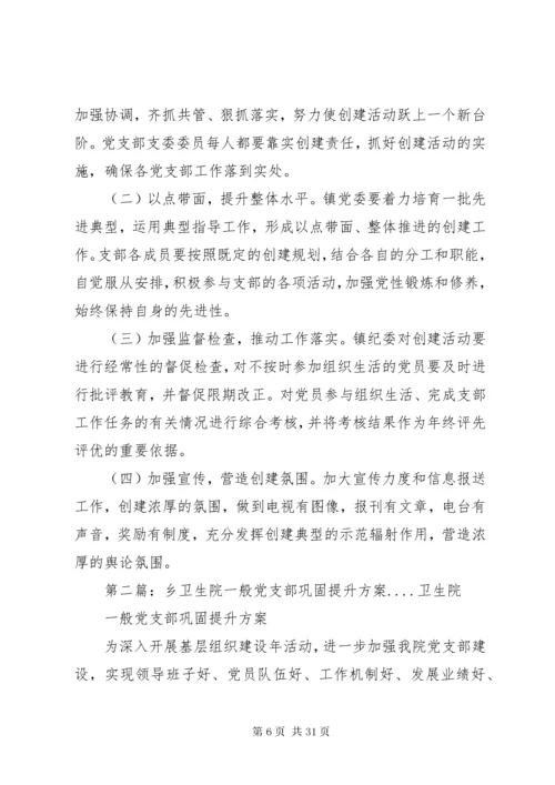 城关镇先进党支部巩固提升方案.docx