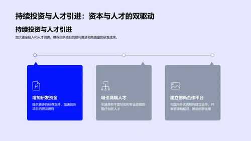医疗创新战略总结PPT模板