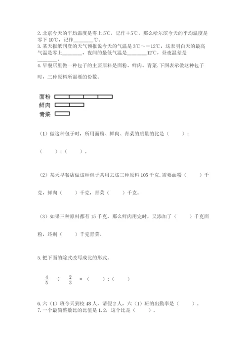 人教版六年级下册数学期末测试卷附参考答案【精练】.docx