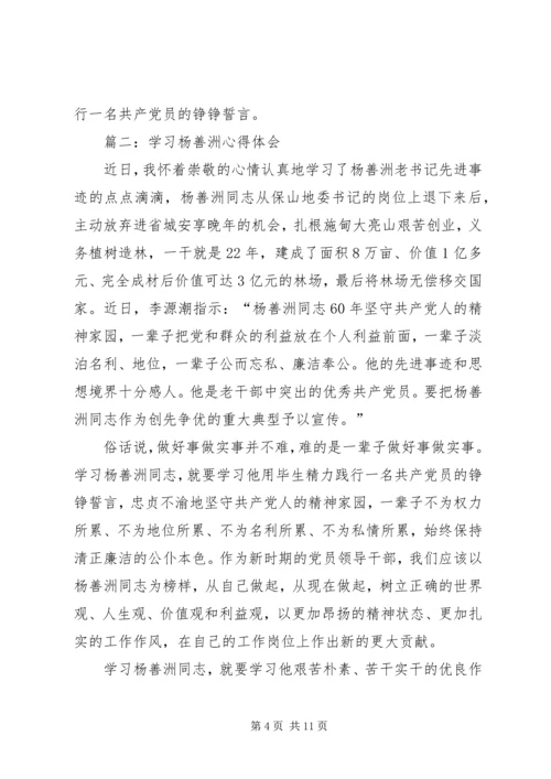 学习杨善洲心得体会 (7).docx