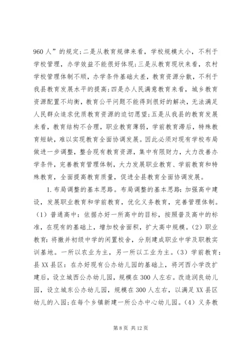 学校构造调整调研报告.docx