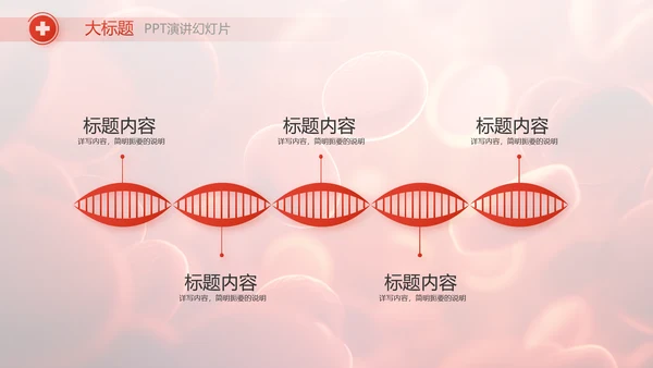 红色医疗红细胞血小板血液检测PPT