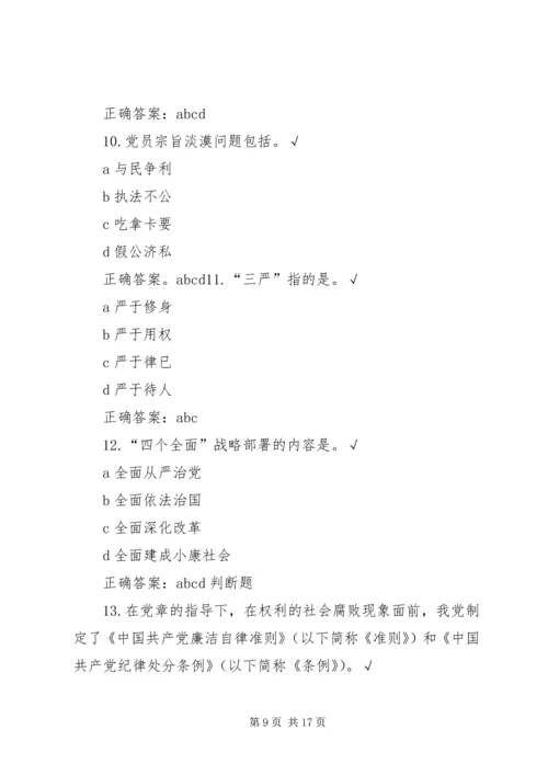 党章党规学习的意义.docx