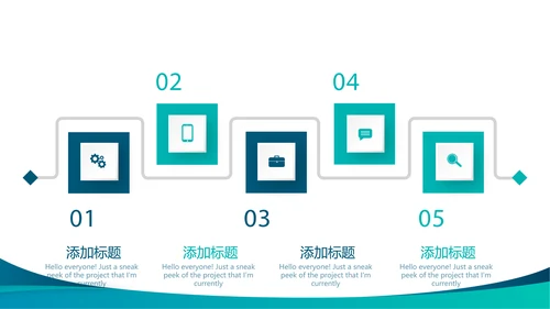 蓝色时尚主治医师述职报告年年终总结动态PPT