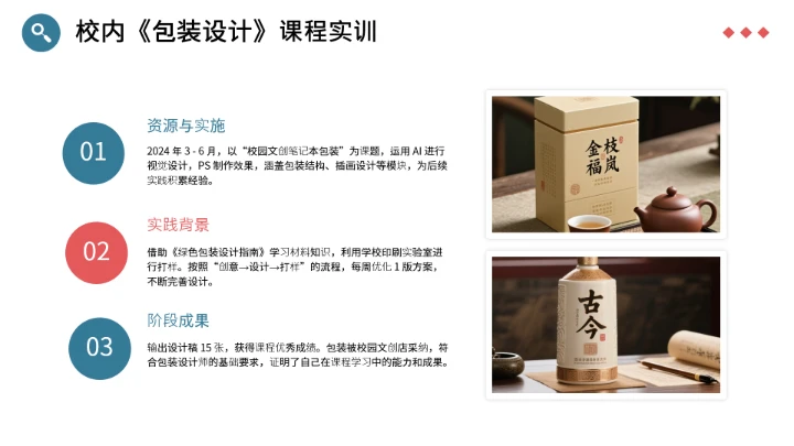 视觉传达与设计专业大学生求职综合能力展示职业生涯规划PPT