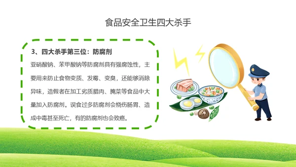 全国食品安全宣传周《食品卫生法》宣传周菜篮子通用PPT模板