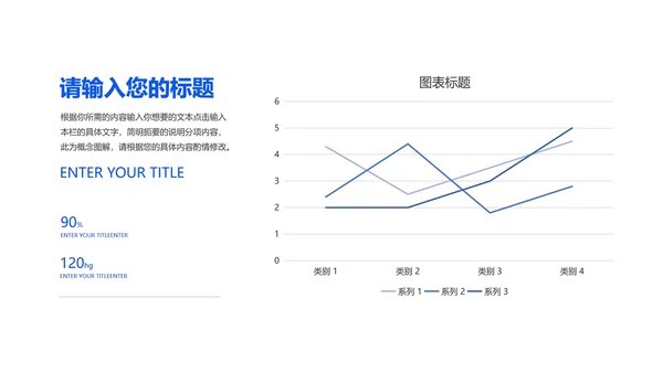 蓝色商务风工作总结PPT模板