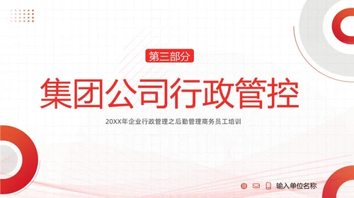 后勤管理培训企业员工人事部商务培训PPT课件