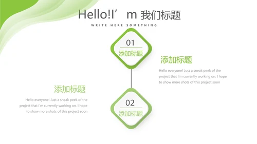 绿色清新简约大方医药代表工作汇报动态PPT