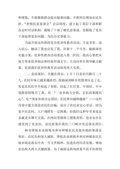 个人回乡调研研究报告.docx