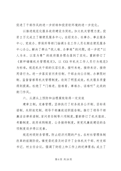 第一篇：关于XX年度党政领导班子执行党风廉政建设责任制情况的自查报告.docx