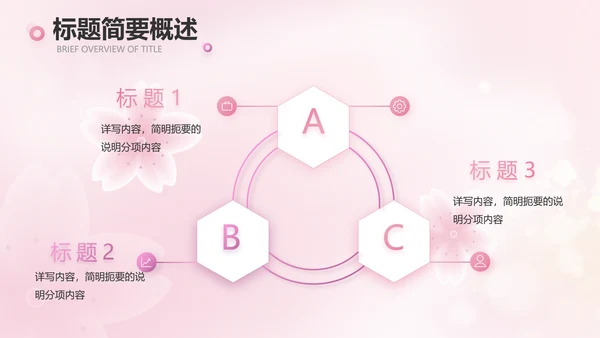 粉色爱心感恩妈妈母亲节主题动态PPT模板