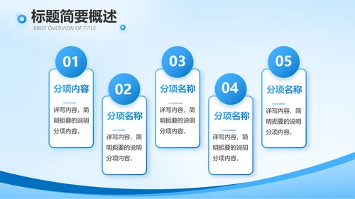 蓝色医院医疗工作总结汇报动态PPT