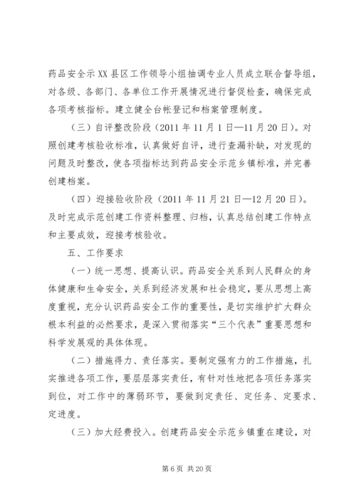 药品示范乡镇创建工作方案.docx