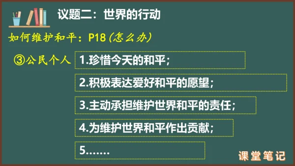 2.1 推动和平与发展 课件（29张PPT）