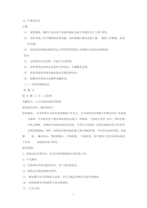 酒店管理公司组织架构与管理制度教材.docx