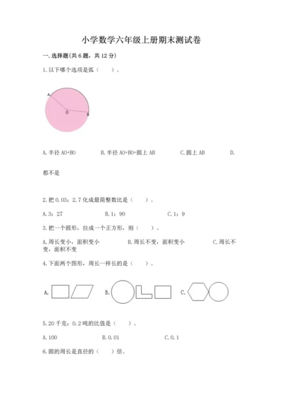 小学数学六年级上册期末测试卷精品【满分必刷】.docx