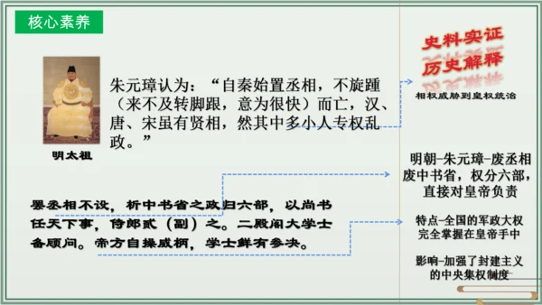 第三单元 明清时期：统一多民族国家的巩固与发展 单元复习课件