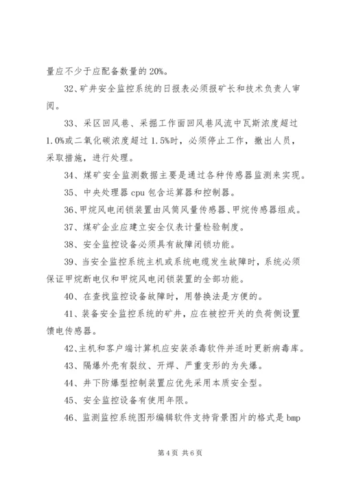 学习《煤矿安全监测监控工》心得体会 (2).docx