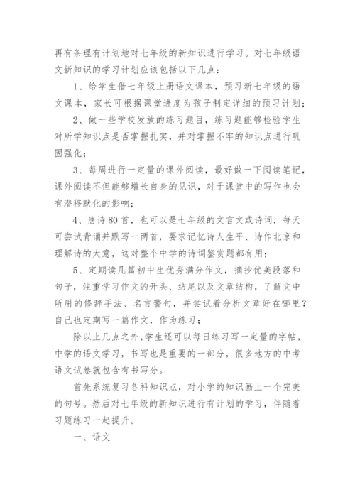 备战小升初计划.docx